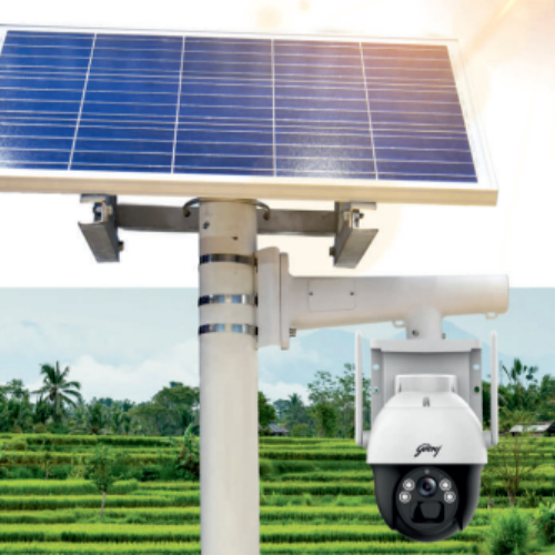Solar Powered Cctv Camera - Color