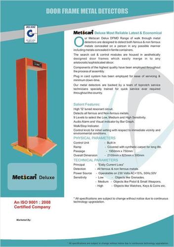 Door Frame Metal Detector - Metal